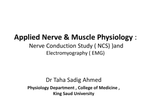 L5- Applied Nerve & Muscle Physiology