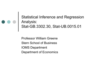 Statistics - New York University