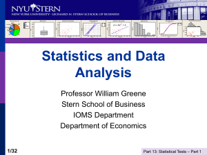 Statistics