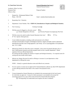 GE-10-68. CHEM 141. Introduction to Organic and Biological