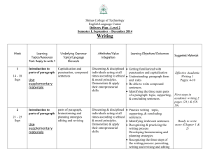 Writing - Shinas College of Technology