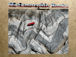 Metamorphic Rock Lesson