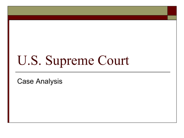 supreme court case study 8