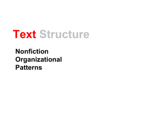 Text Structure - Madison County Schools