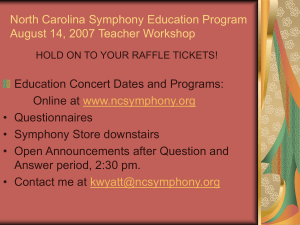 Igor Stravinsky - North Carolina Symphony