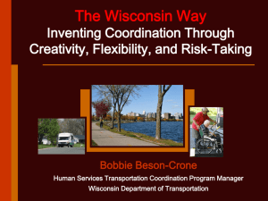 Wisconsin Statewide Human Service Public Transportation