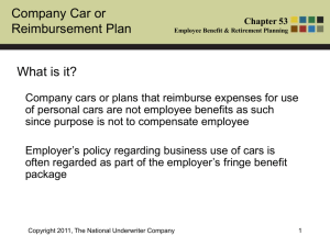 Chapter 53 Employee Benefit & Retirement Planning