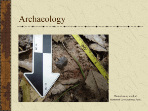 Archeology PowerPoint - Western Kentucky University