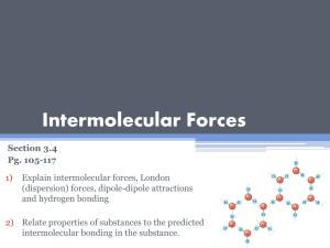 3.4a Intermolecular Forces
