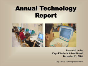 Annual Technology Report 12/2000