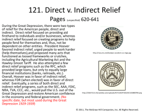 Direct v. Indirect Relief