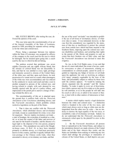 Plessy v. Ferguson, 163 U.S. 537 (1896)