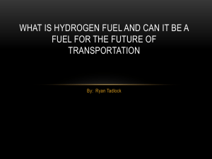 What is Hydrogen Fuel and can it be a Fuel for the Future of