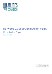 Networks Capital Contribution Policy