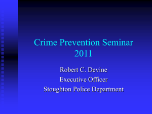 Crime Prevention Seminar