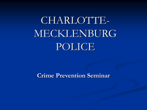 the charlotte-mecklenburg police “protect yourself from