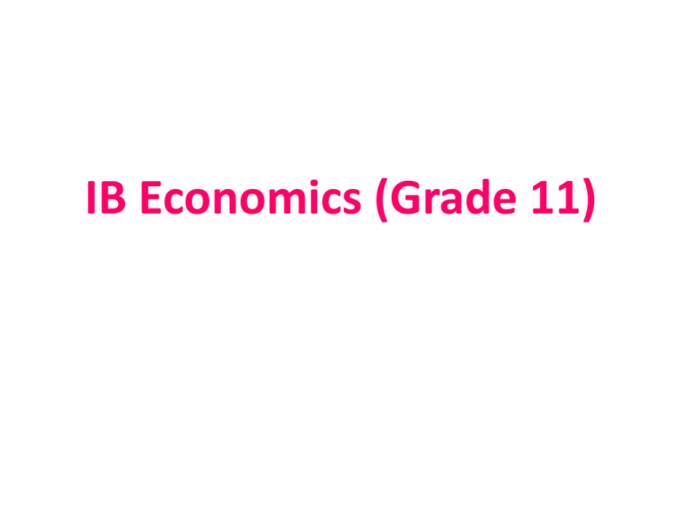 Introduction economic Problem