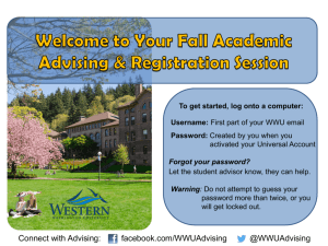 Your Fall Academic Advising & Registration