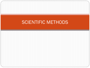 scientific methods notes