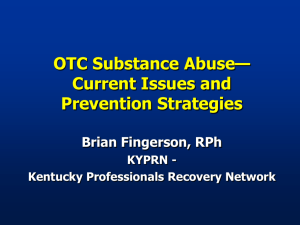 OTC Substance Abuse and The Adolescent Brain