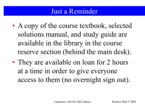 Lecture 4-Chapter 3-September 19, 2005