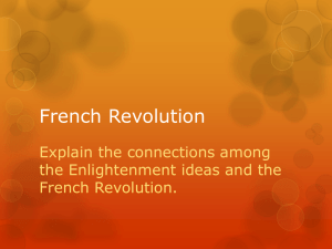 French Revolution - Perry Local Schools