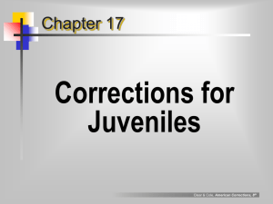 Corrections for Juveniles
