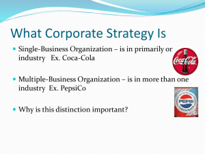 How Corporate Strategy Is Evaluated and Changed