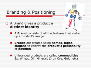 Branding & Positioning