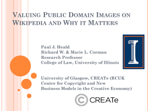 Valuing Public Domain Images on Wikipedia and Why it Matters