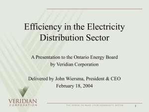 Veridian - Ontario Energy Board