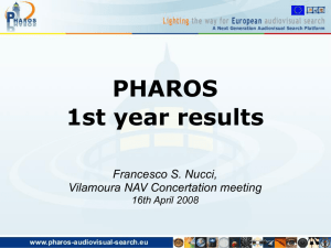 PHAROS results by Francesco Nucci