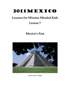 Lesson-7-Mexico's Past