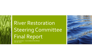 River Restoration Steering Committee Final Report