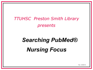 PubMed - Nursing Focus