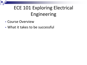 Course Overview - Electrical & Computer Engineering