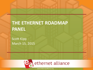 Ethernet Roadmap Panel