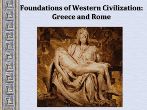 Greek Foundations of Western Civ
