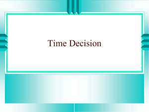 Time Decision
