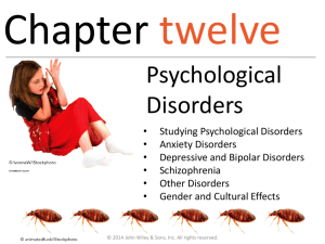 Studying psychological disorders