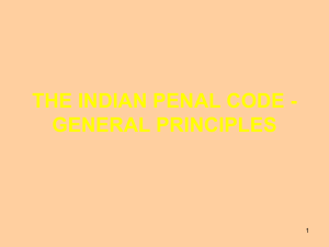 general principles of the indian penal code