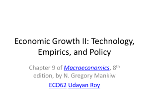 Economic Growth II: