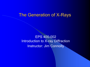The Generation of X-Rays