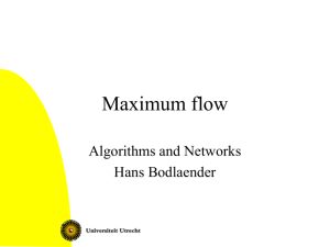 Network Algorithms: Maximum Flow