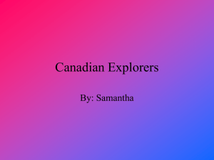 Canadian Explorers