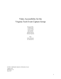 Table of Contents - VTechWorks