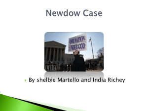 Newdow Case [Autosaved]
