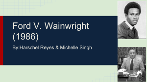 Ford V. Wainwright (1986)