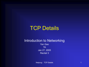 TCP Details