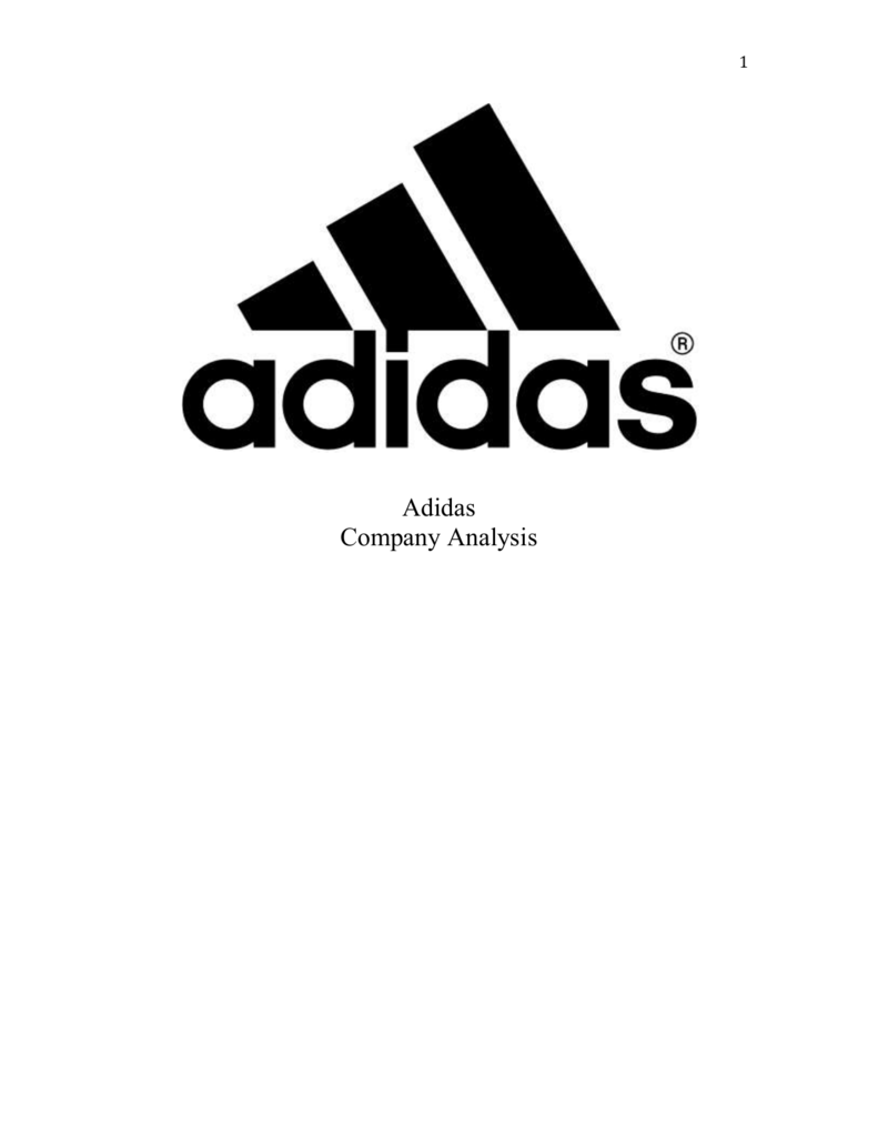 Adidas Company Analysis